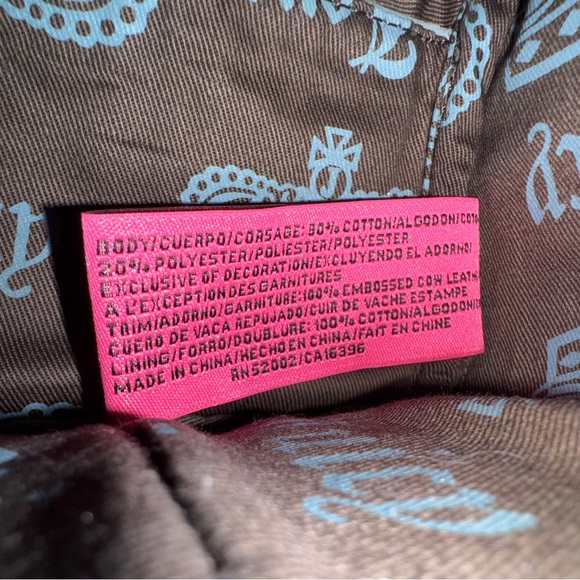 Vintage Juicy Couture Mini Bowler Bag Purse American Princess Handbag Y2K RARE - Picture 13 of 15